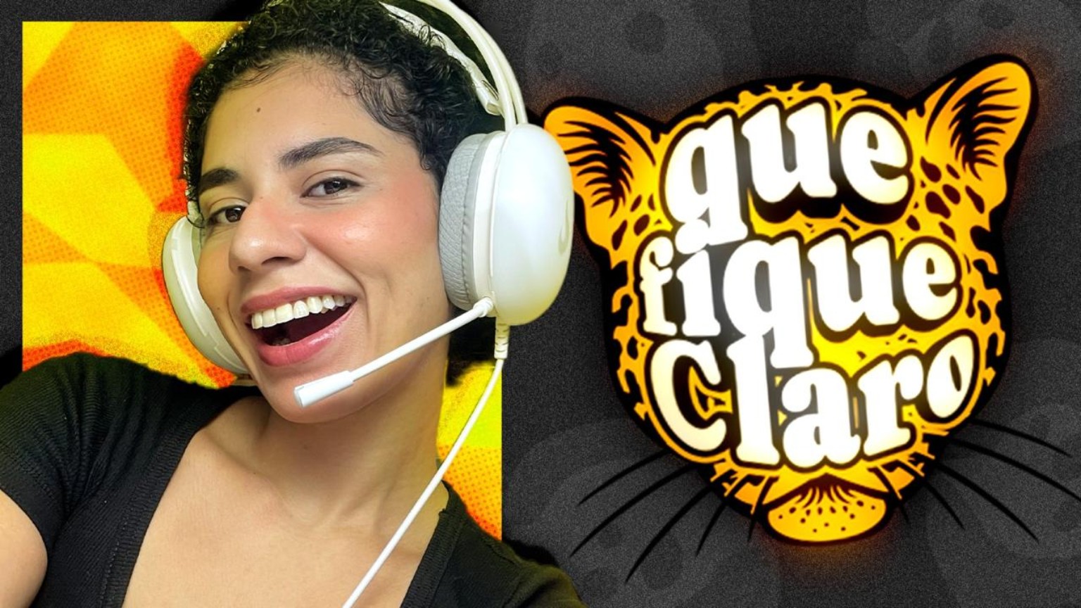Karina Claro em live sobre política nacional